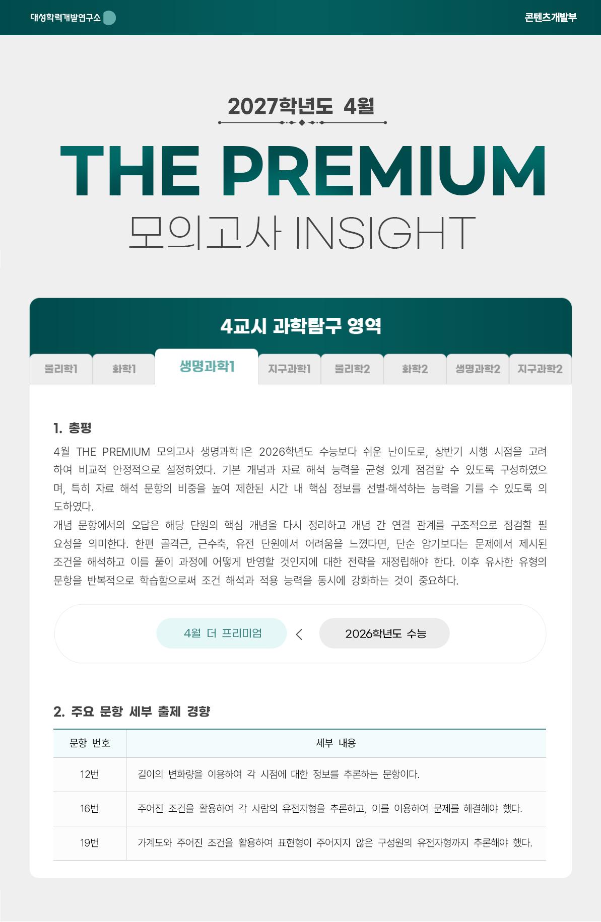 2027학년도 4월 THE PREMIUM 모의고사 INSIGHT 과탐_생명과학1.jpg